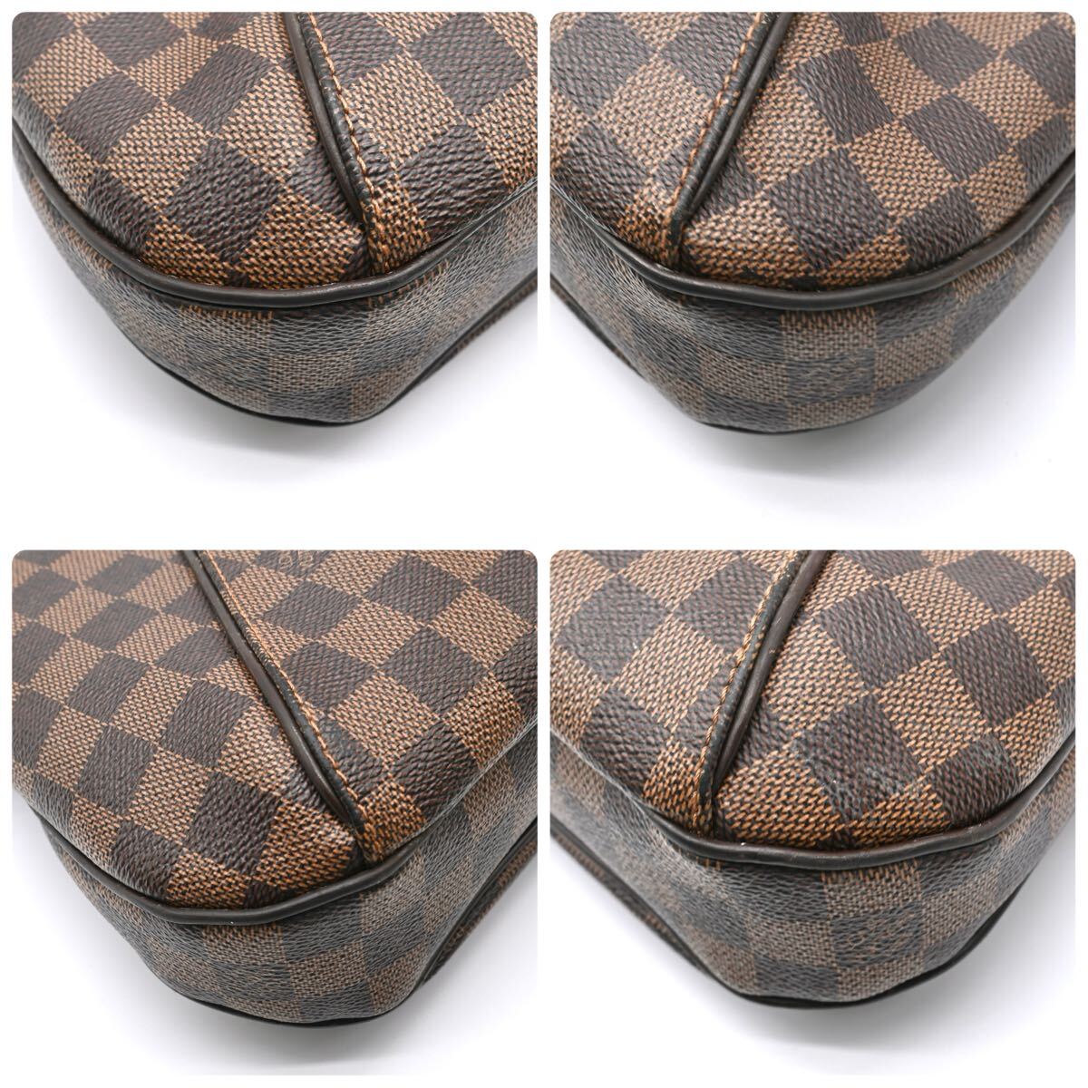LOUIS VUITTON ルイヴィトン ダミエ ショルダーバッグ ハンドバッグ テムズPM ブラウン_画像6