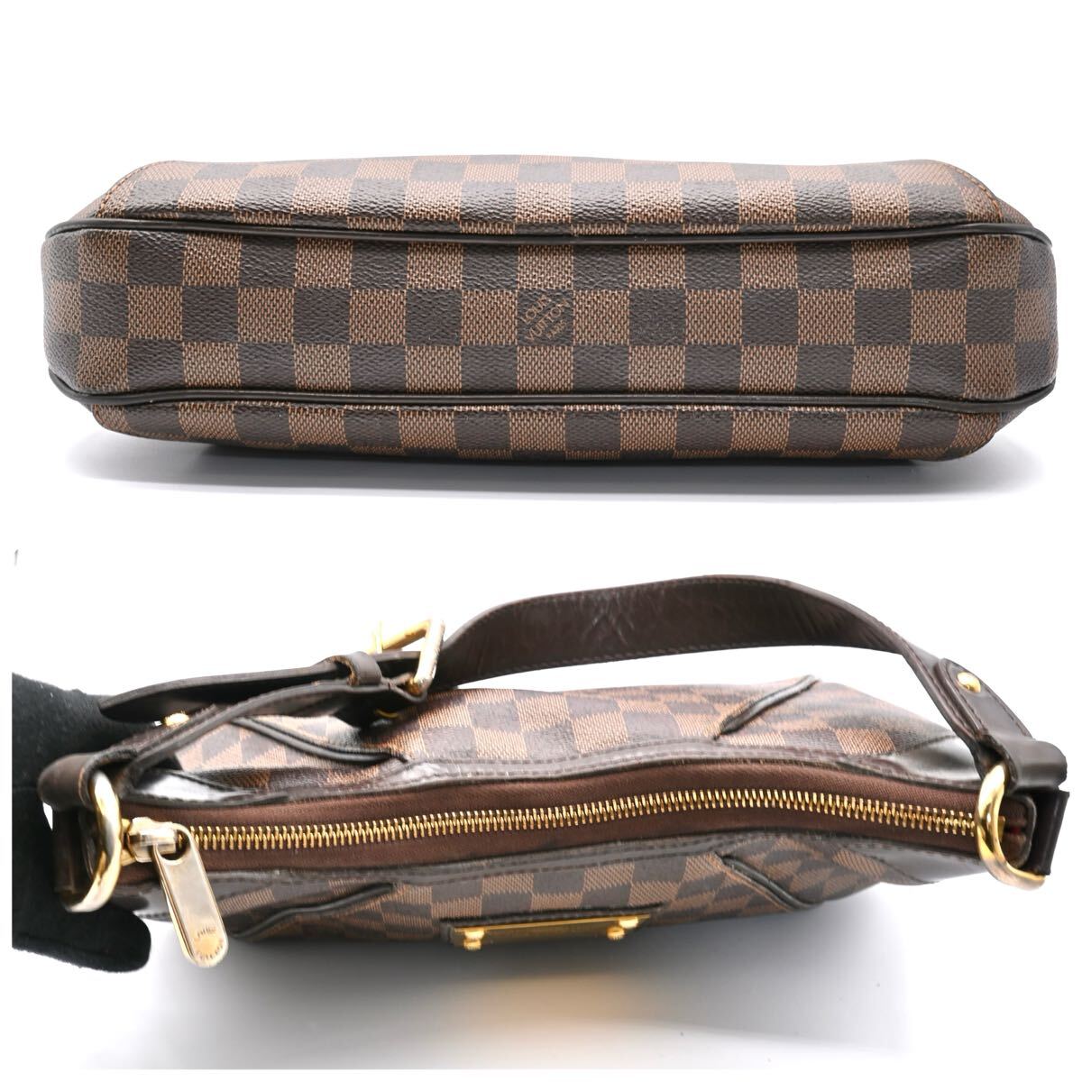 LOUIS VUITTON ルイヴィトン ダミエ ショルダーバッグ ハンドバッグ テムズPM ブラウン_画像7