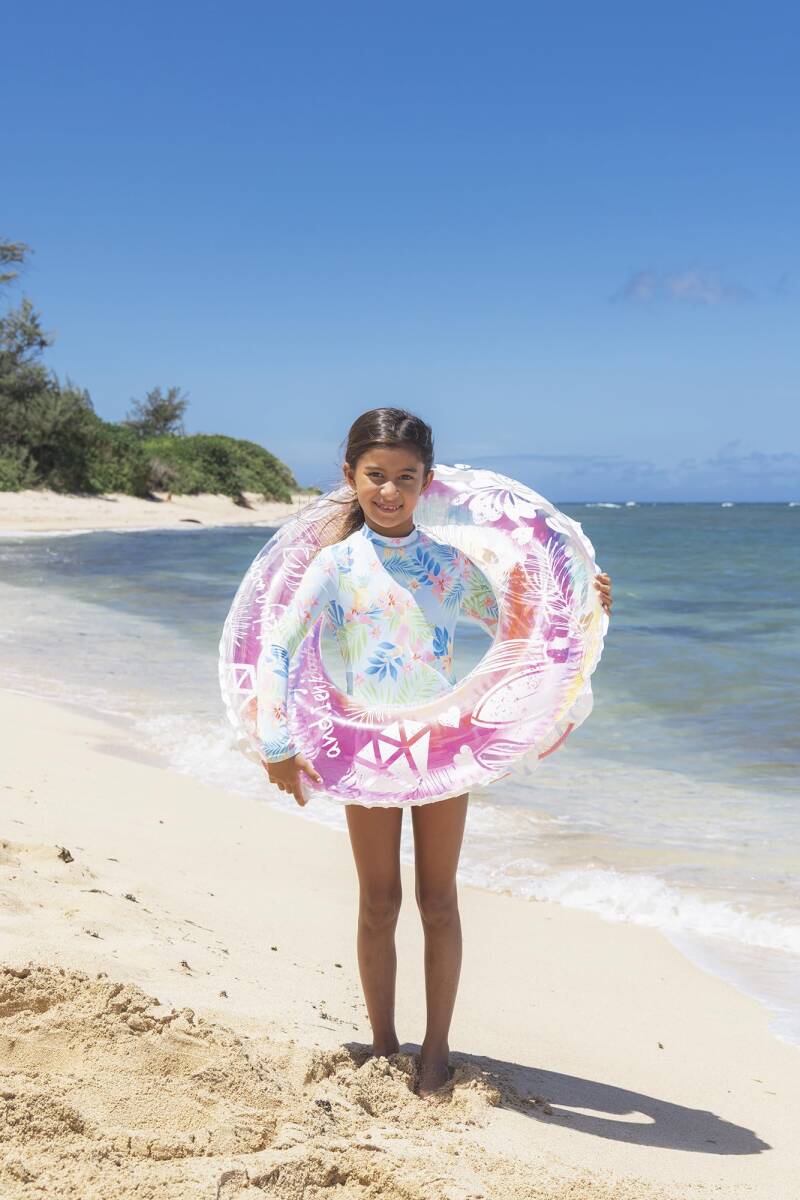 イガラシ 80cm浮き輪 カララフルキュートウキワ ロープ付き RLD-80Q_画像6