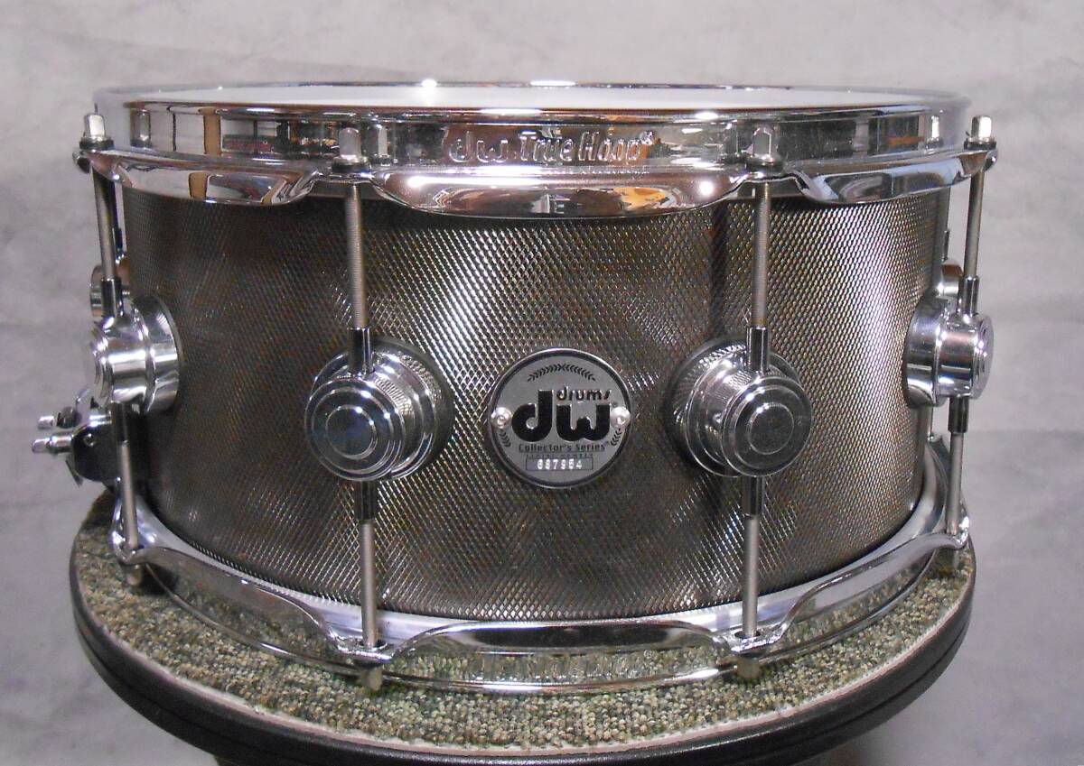 dw 14x6.5 3mm厚キャスト（鋳造）スチール　スネアドラム 新品同様_画像1