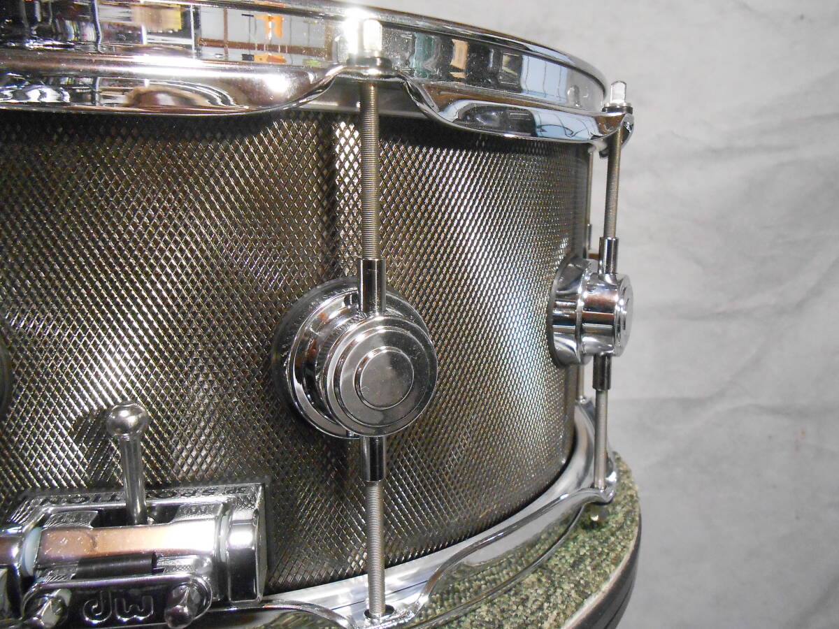 dw 14x6.5 3mm厚キャスト（鋳造）スチール　スネアドラム 新品同様_画像5