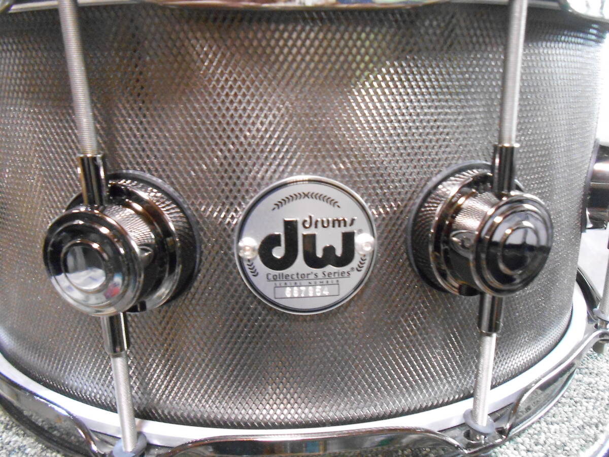 dw 14x6.5 3mm厚キャスト（鋳造）スチール　スネアドラム 新品同様_画像8