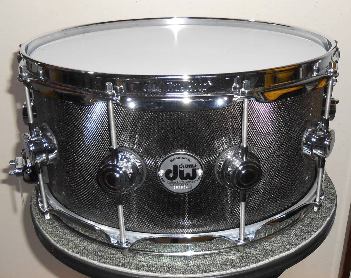 dw 14x6.5 3mm厚キャスト（鋳造）スチール　スネアドラム 新品同様_画像4