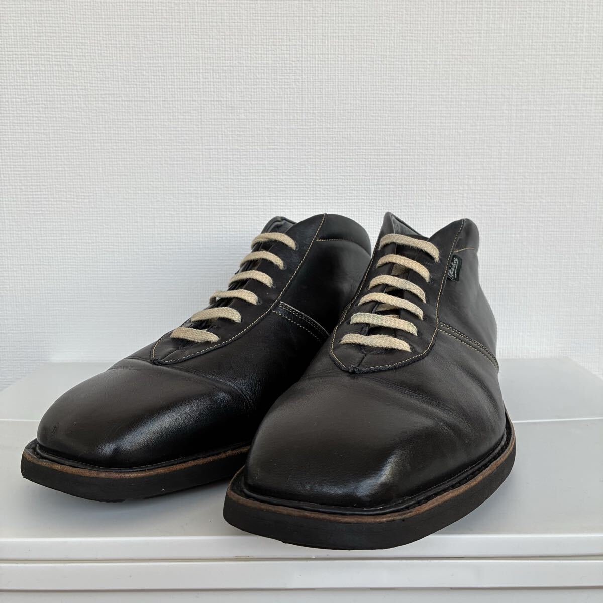 Paraboot レザー ブーツ ブラック 7 1/2 パラブーツ_画像1