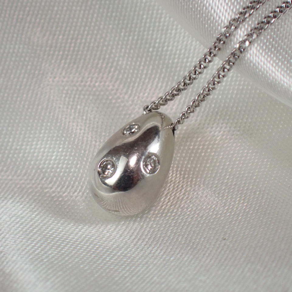  Vendome Aoyama Pt900/Pt850 бриллиант подвеска колье с гарантией б/у 