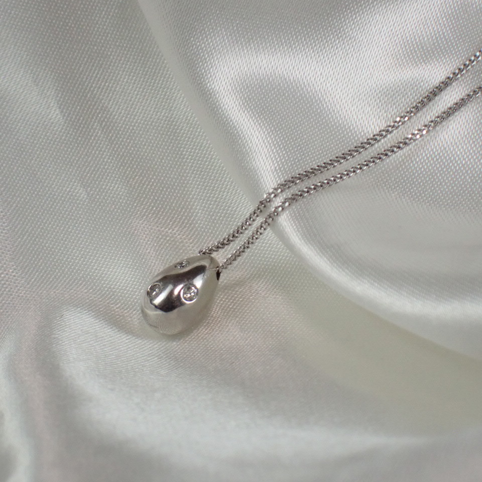  Vendome Aoyama Pt900/Pt850 бриллиант подвеска колье с гарантией б/у 