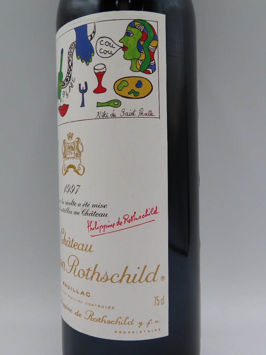  не . штекер иностранный алкоголь красный вино автомобиль to-* мутон * Roth детский Pauillac 1997 год CH. MOUTON ROTHSCHILD Pauillac 750ml 12.5% бесплатная доставка 