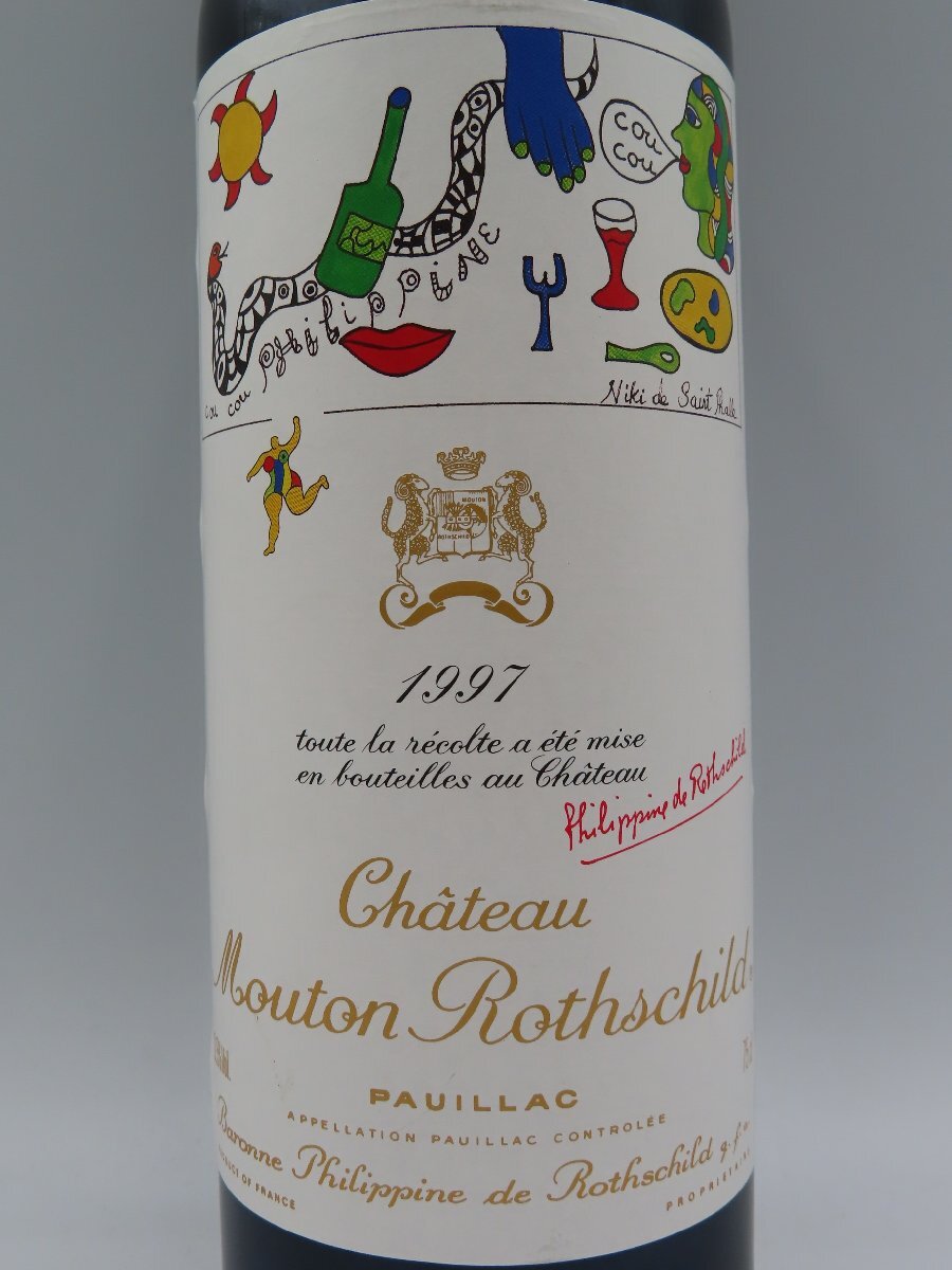  не . штекер иностранный алкоголь красный вино автомобиль to-* мутон * Roth детский Pauillac 1997 год CH. MOUTON ROTHSCHILD Pauillac 750ml 12.5% бесплатная доставка 