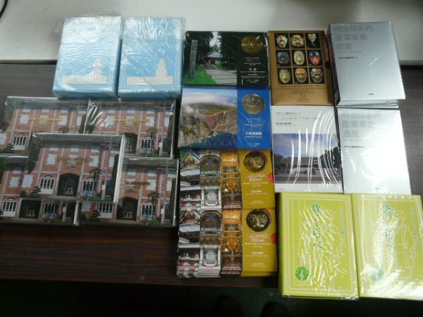 貨幣セット 35点 額面 約23000円分 心のふるさと 背くらべ 世界文化遺産 明治日本の産業革命遺産 造幣局 記念メダル コレクション K27NA_画像1