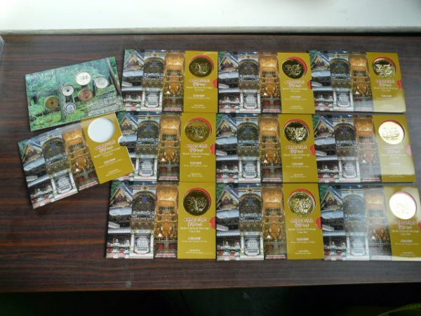 貨幣セット 35点 額面 約23000円分 心のふるさと 背くらべ 世界文化遺産 明治日本の産業革命遺産 造幣局 記念メダル コレクション K27NA_画像6