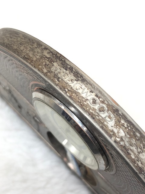 ☆WEDGWOOD 電池交換済 可動品 ウェッジウッド 時計 ジャスパー アンティーク 置時計 ☆_画像8