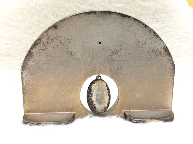 ☆WEDGWOOD 電池交換済 可動品 ウェッジウッド 時計 ジャスパー アンティーク 置時計 ☆_画像6