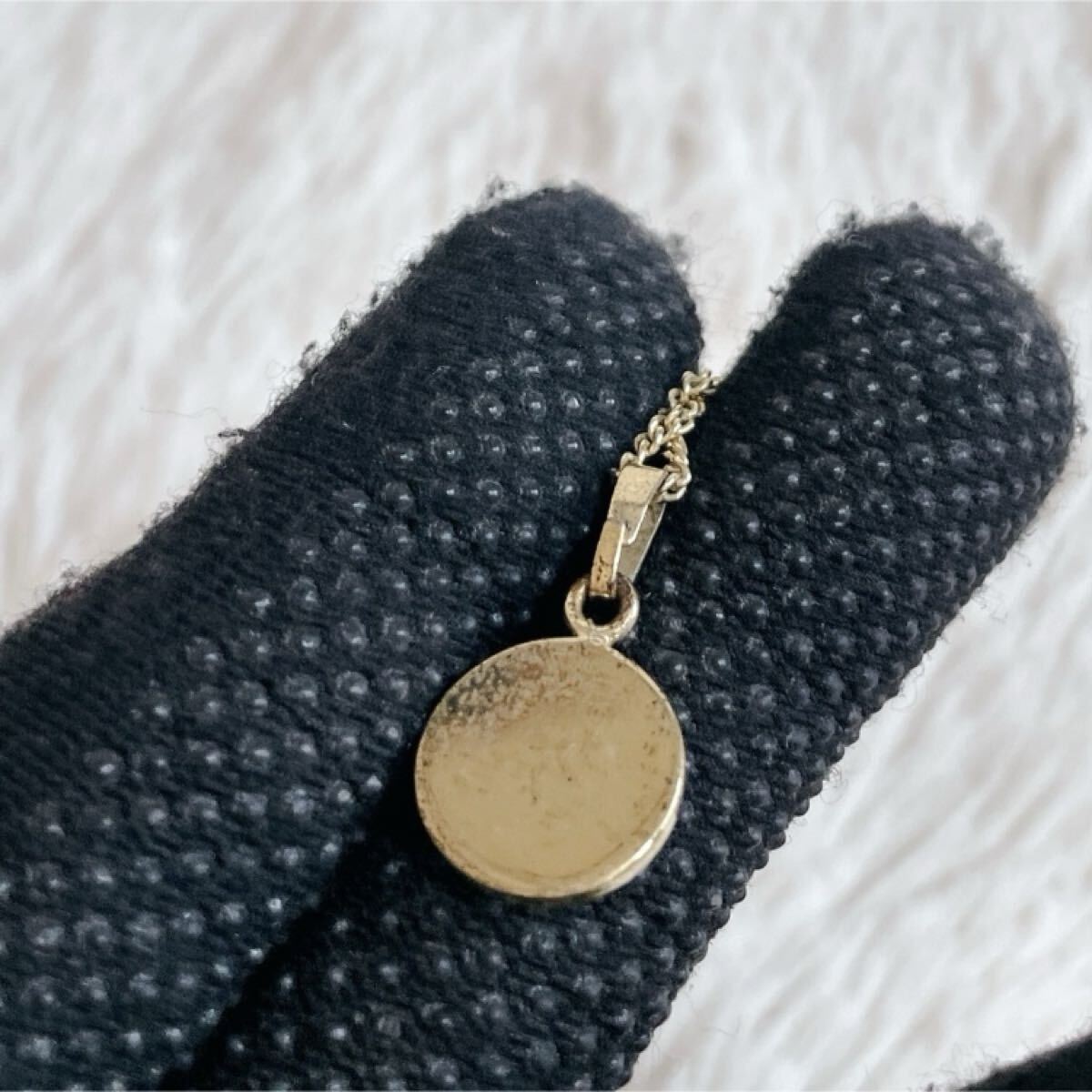 BURBERRY バーバリー ホース 馬上の騎士 ゴールド コイン ネックレス_画像5