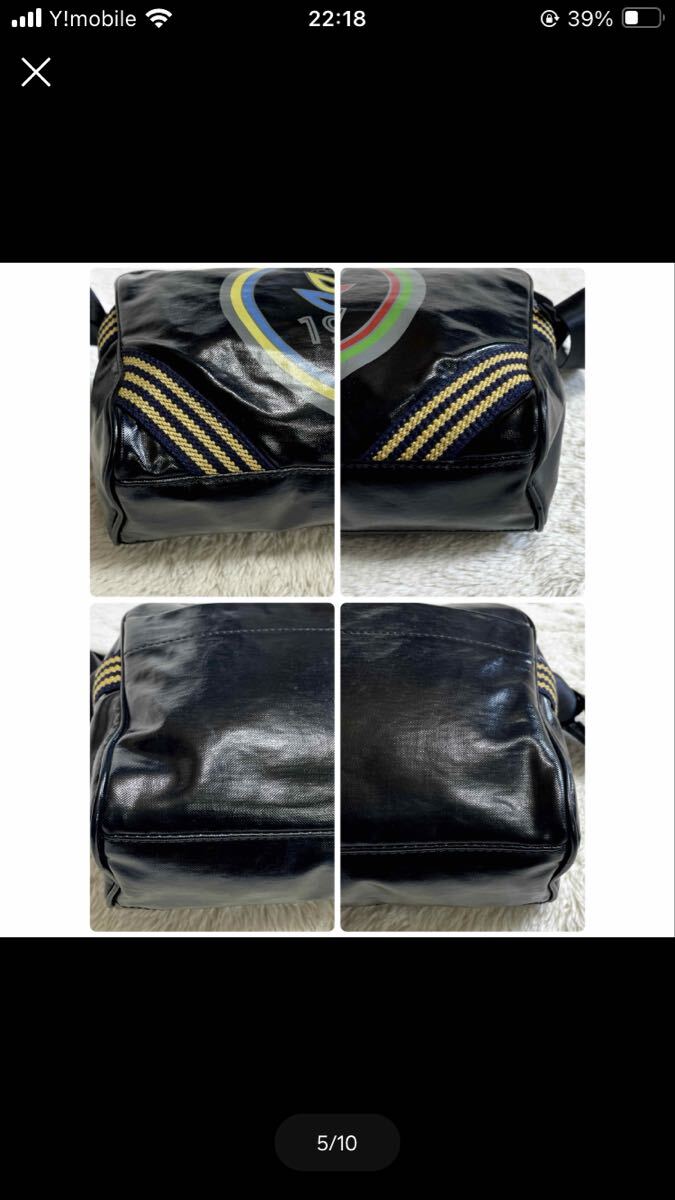  прекрасный товар Vivienne Westwood man PVC сумка на плечо o-b черный Vivienne Westwood