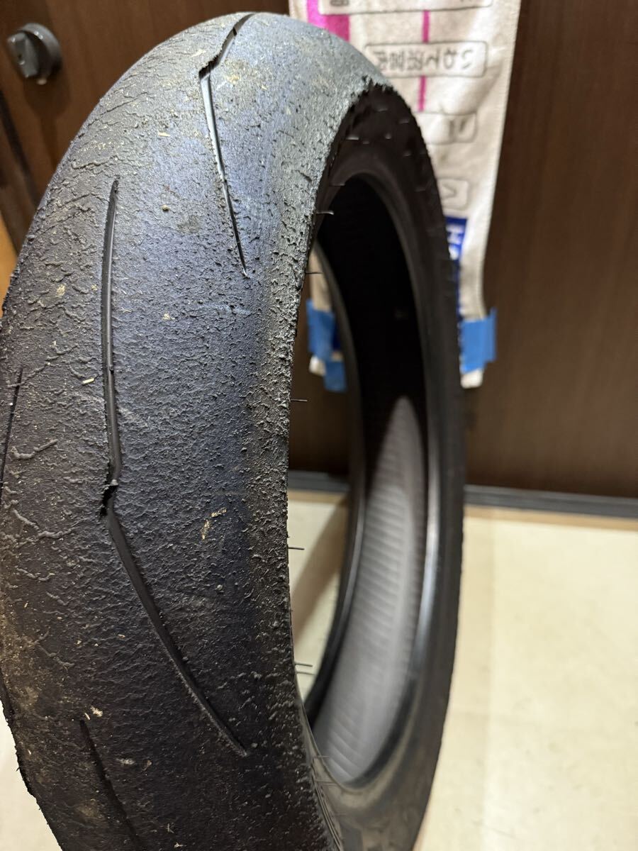 中古MCタイヤ 2023年製造 PIRELLI DIABLO SUPERCORSA V3 SC1 140/70ZR17 ピレリ ディアブロ スーパーコルサ 140 70 17 4323 K6729_画像6