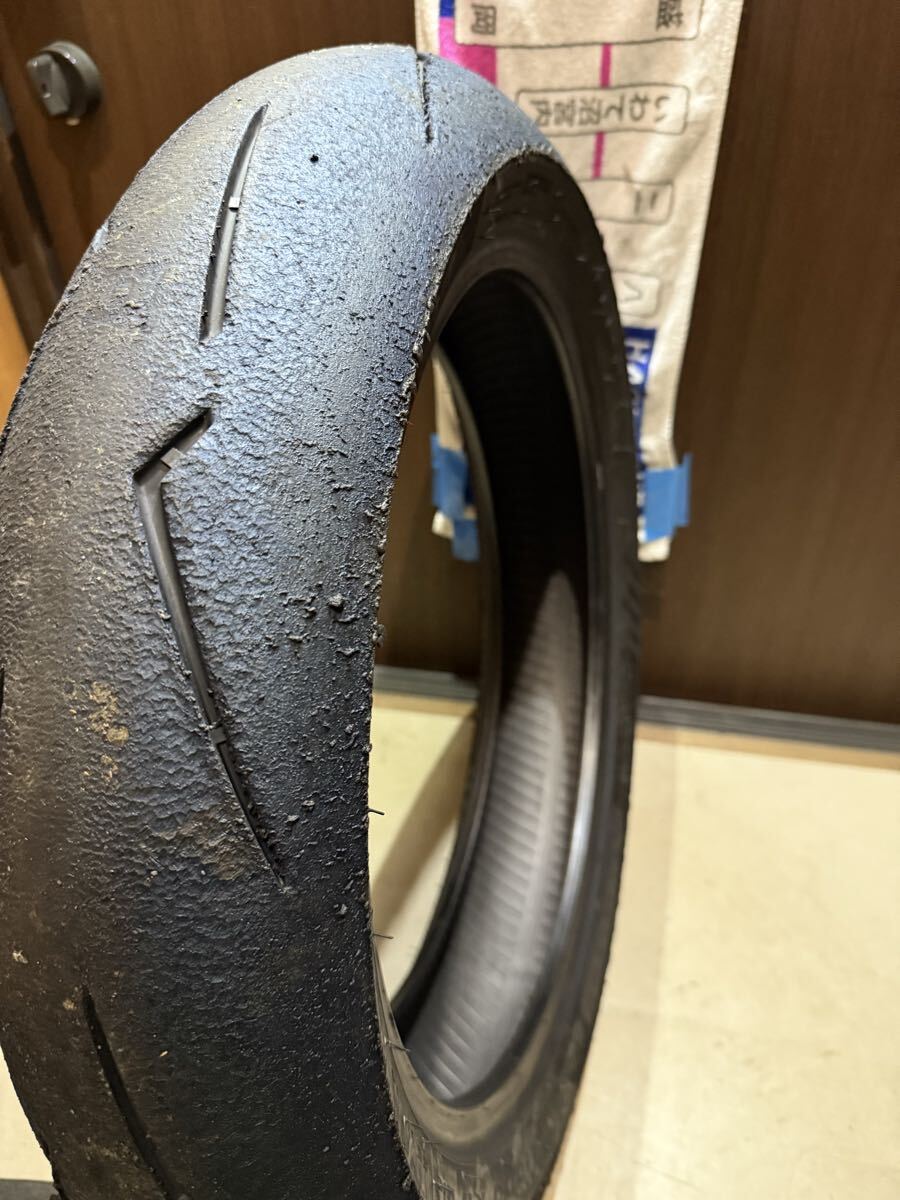 中古MCタイヤ 2024年製造 PIRELLI DIABLO SUPERCORSA V4 SC1 140/70R17 ピレリ ディアブロ スーパーコルサ 140 70 17 2224 K6740_画像6