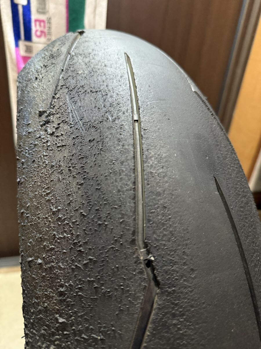 中古MCタイヤ PIRELLI DIABLO SUPERCORSA V3 SC1 200/55ZR17 ピレリ ディアブロ スーパーコルサ 200 55 17 4621 K6751_画像5