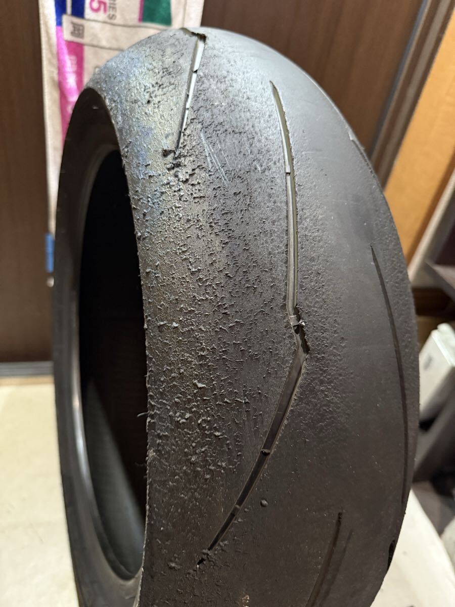 中古MCタイヤ PIRELLI DIABLO SUPERCORSA V3 SC1 200/55ZR17 ピレリ ディアブロ スーパーコルサ 200 55 17 4621 K6751_画像7