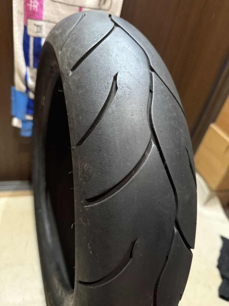 中古MCタイヤ バリ山 2022年製造 MAXXIS R1N 120/70-13 マキシス 120 70 13 3122 K6760_画像7