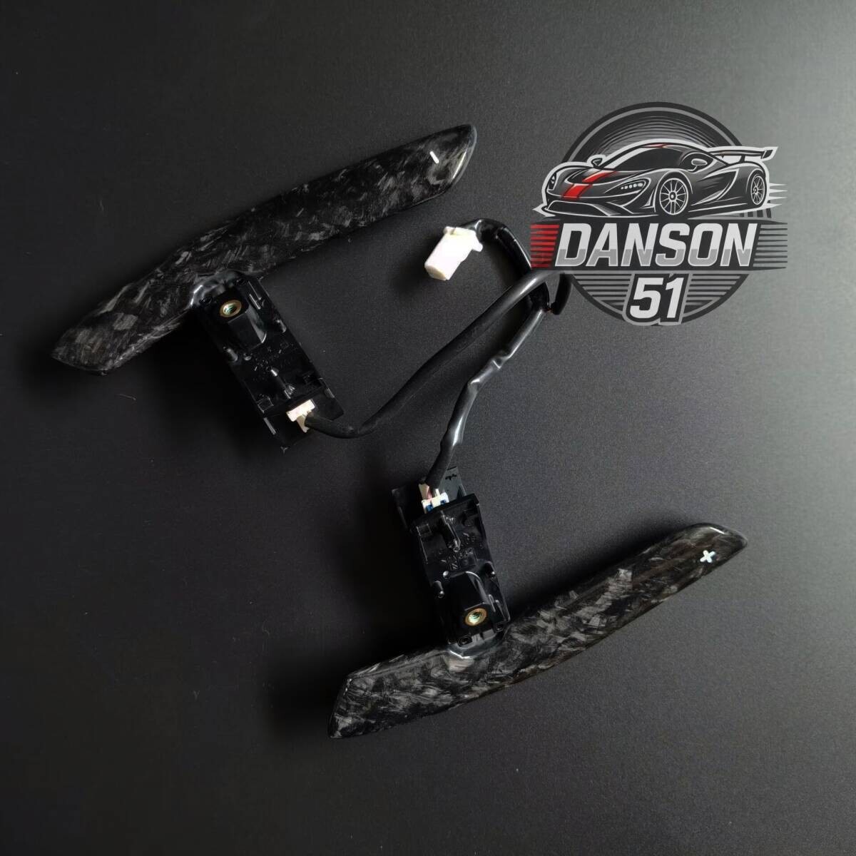 送料無料　フォージドカーボン製　レクサス LS500 LS500h VXFA50 　 シフトパドル　左右セット_画像4