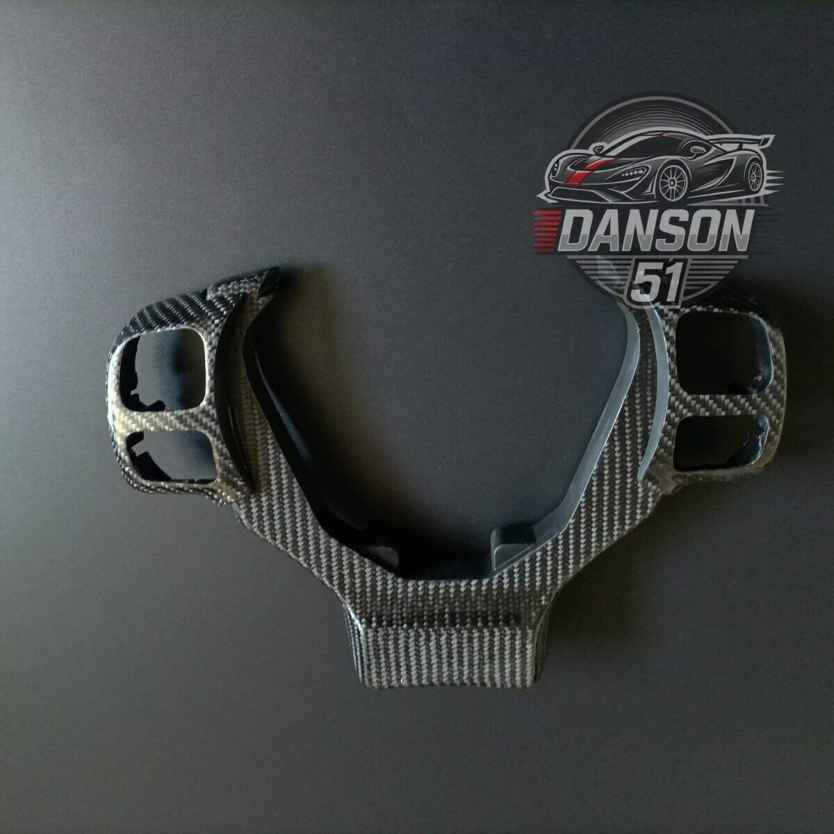 送料無料　レクサス CT NX GS-F IS RC RC-F　専用 リアルカーボン　 ステアリング スイッチカバー　1セット_画像1