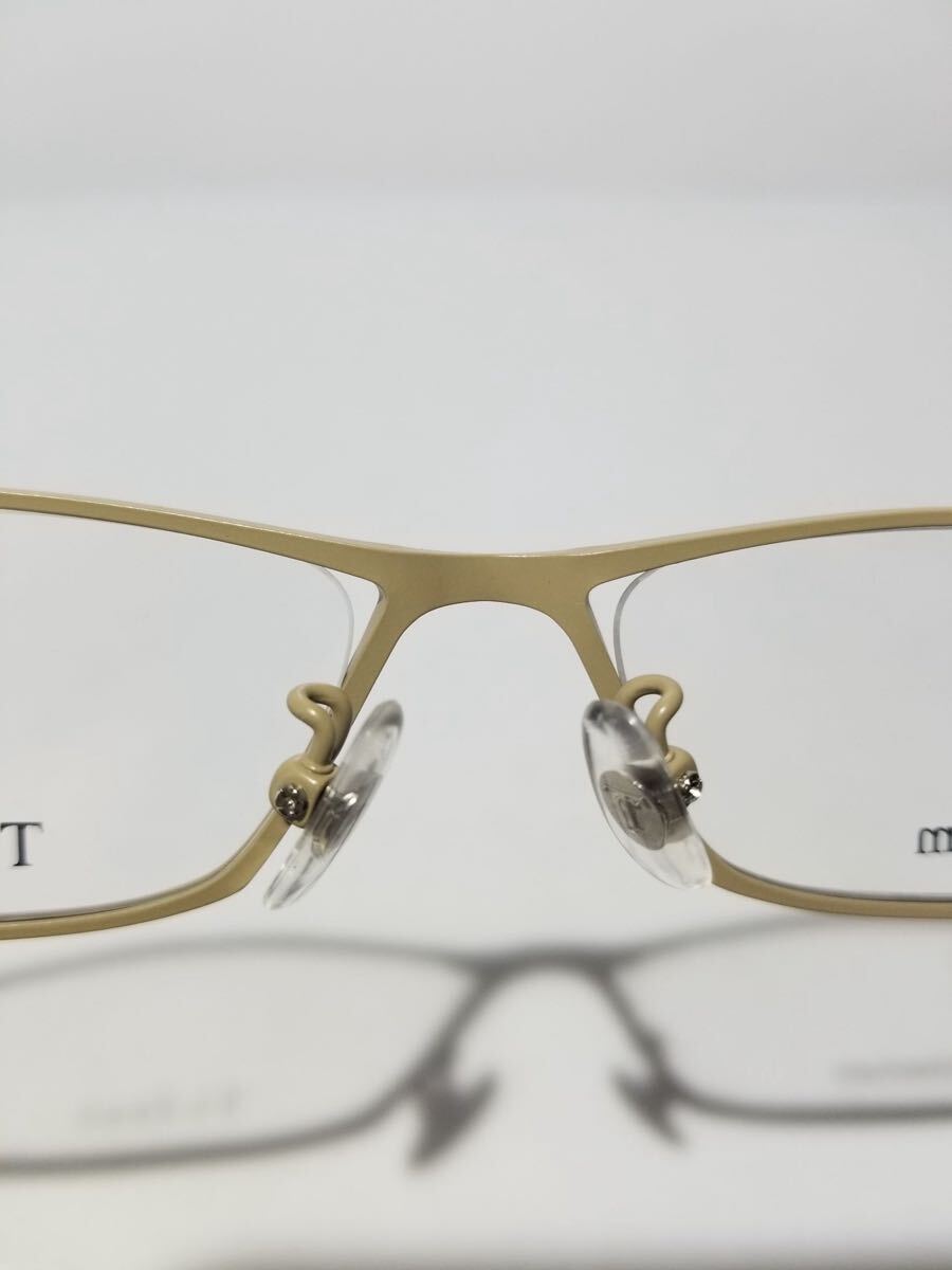 未使用 眼鏡 メガネフレーム Ti-feel RALF C-9 軽量12g フルリム チタンフレーム 国産 日本製 MADE IN JAPAN 51口16-140 BC-1_画像6
