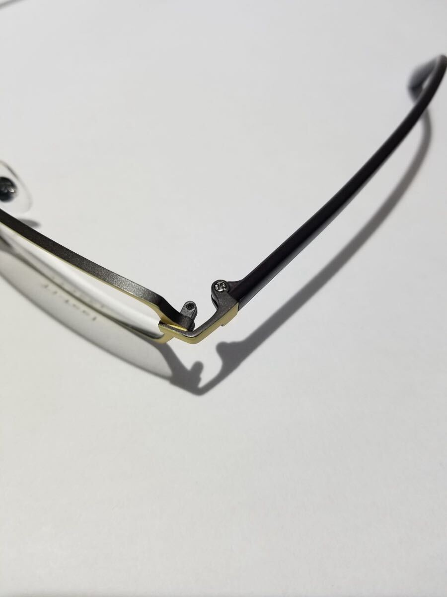 未使用 眼鏡 メガネフレーム Ti-feel JESS C-6 軽量15g フルリム チタンフレーム 国産 日本製 MADE IN JAPAN 51口17-140 BC-1_画像3