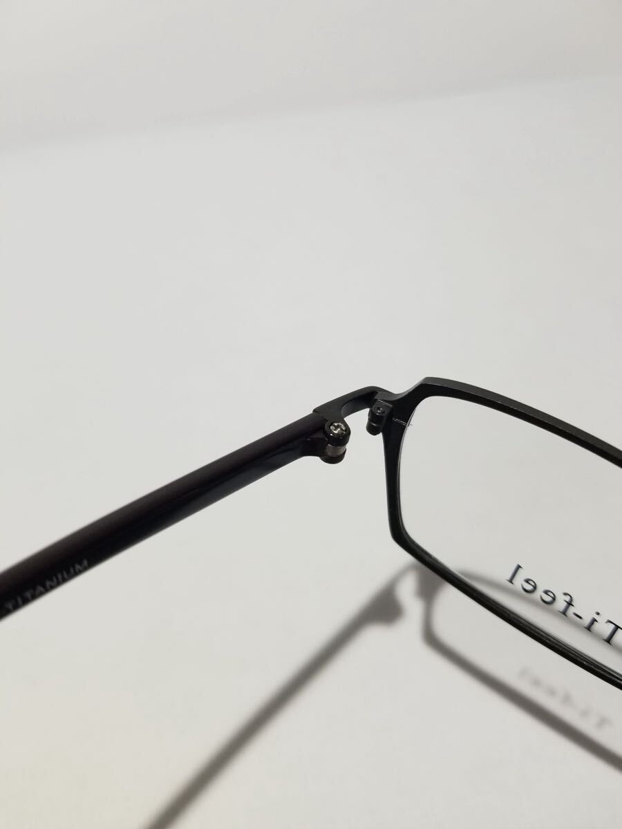 未使用 眼鏡 メガネフレーム Ti-feel JESS C-6 軽量15g フルリム チタンフレーム 国産 日本製 MADE IN JAPAN 51口17-140 BC-1_画像7