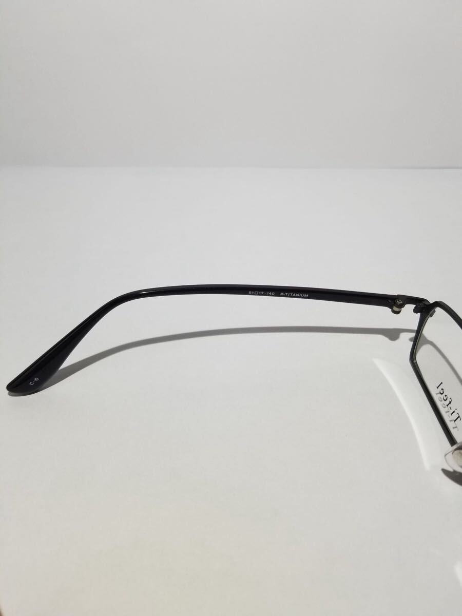 未使用 眼鏡 メガネフレーム Ti-feel JESS C-6 軽量15g フルリム チタンフレーム 国産 日本製 MADE IN JAPAN 51口17-140 BC-1_画像8