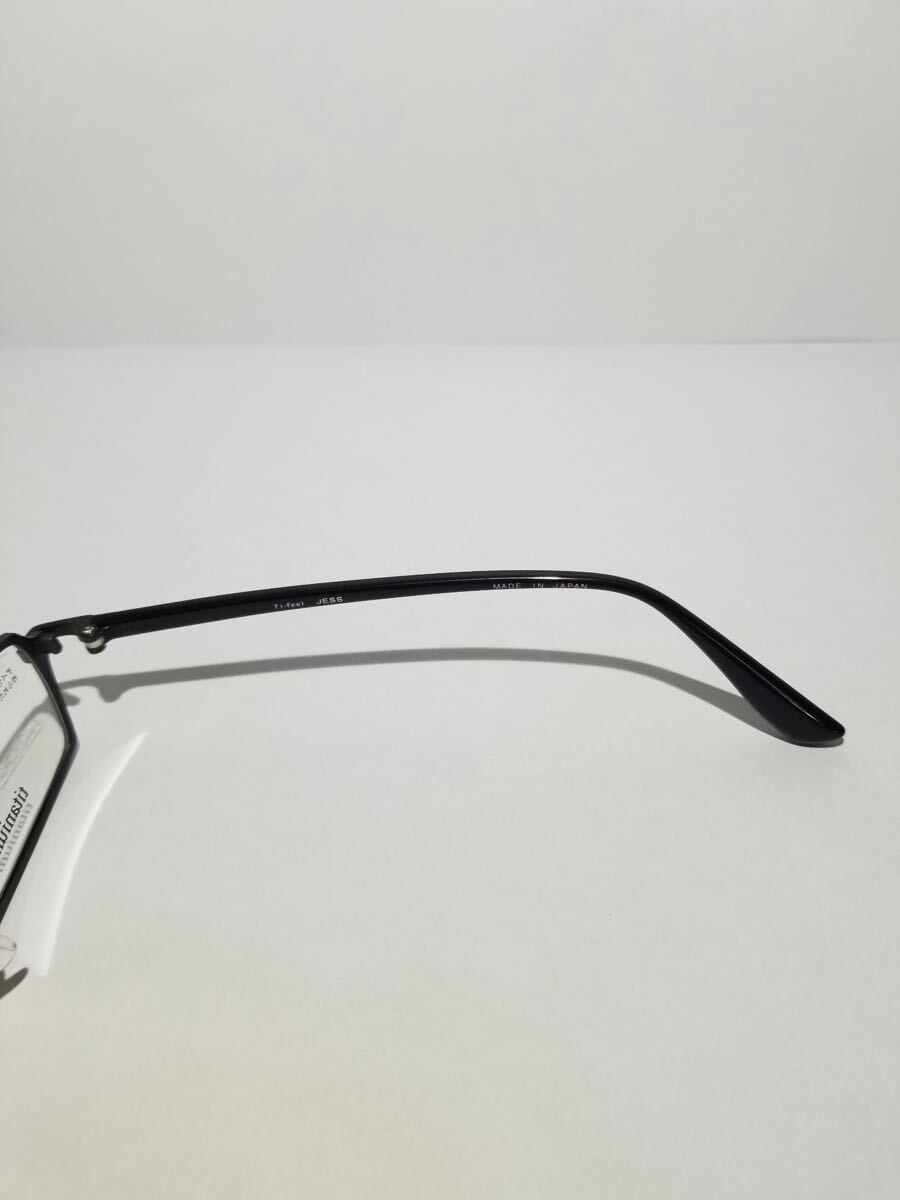 未使用 眼鏡 メガネフレーム Ti-feel JESS C-6 軽量15g フルリム チタンフレーム 国産 日本製 MADE IN JAPAN 51口17-140 BC-1_画像9