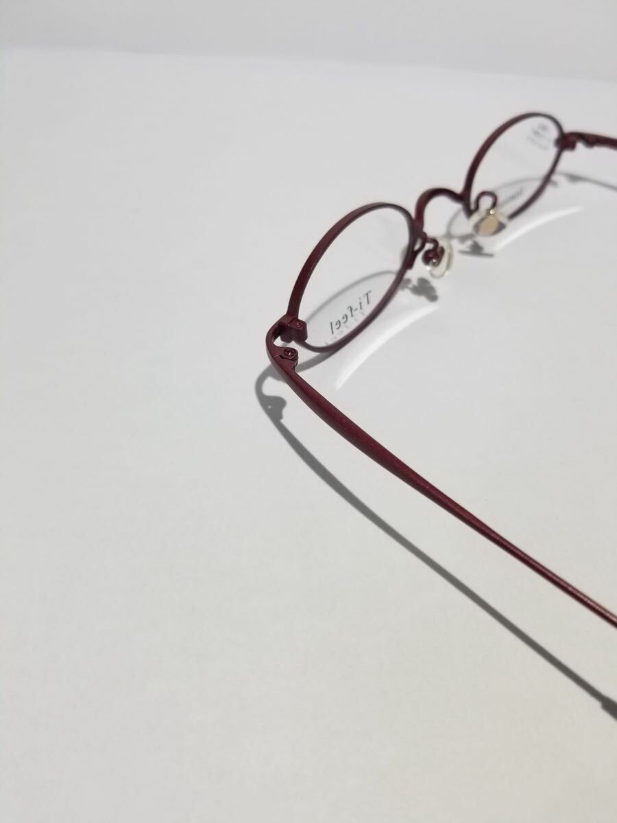 未使用 眼鏡 メガネフレーム Ti-feel CHAO 13 軽量9g フルリム チタンフレーム 国産 日本製 MADE IN JAPAN 41口23-140 BC-1_画像4