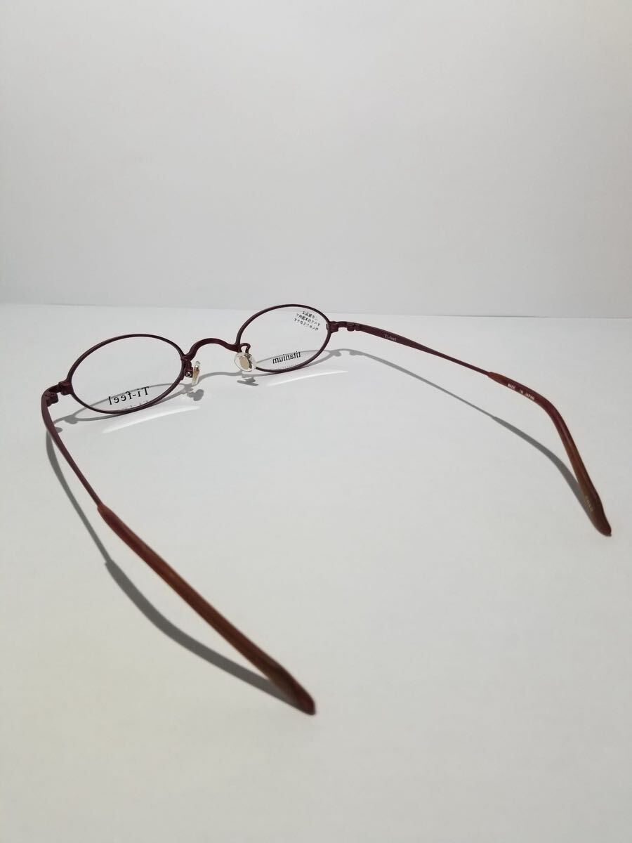 未使用 眼鏡 メガネフレーム Ti-feel CHAO 13 軽量9g フルリム チタンフレーム 国産 日本製 MADE IN JAPAN 41口23-140 BC-1_画像5