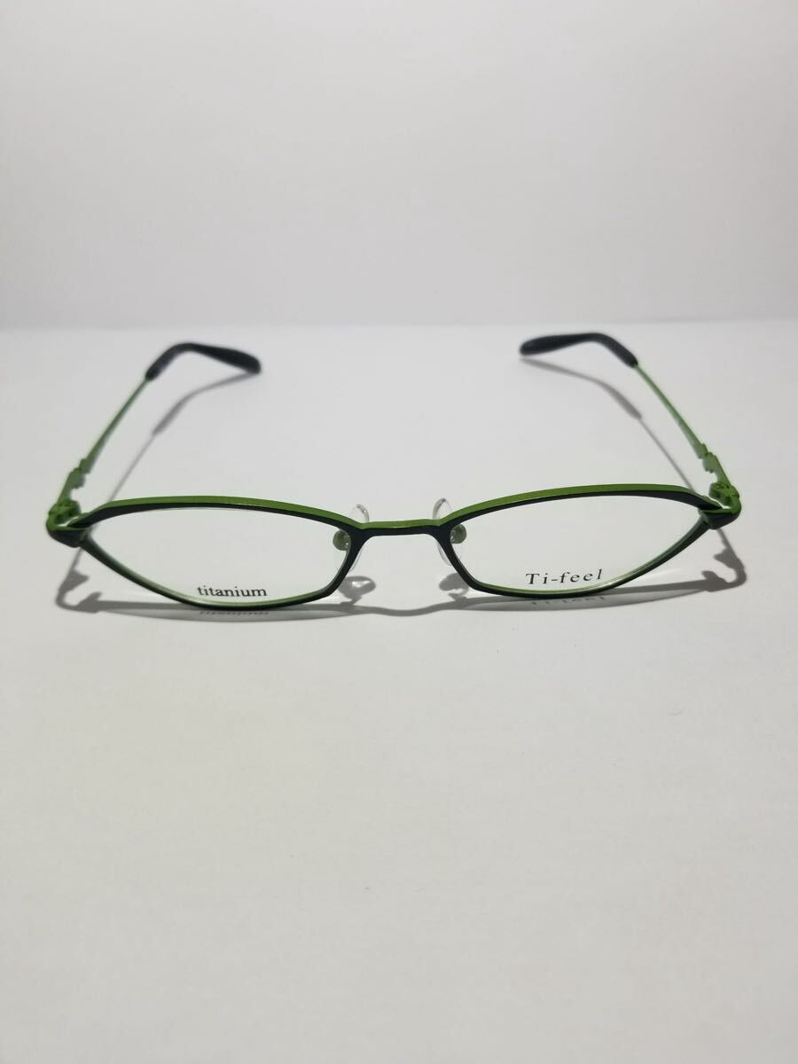 未使用 眼鏡 メガネフレーム Ti-feel SHELY C-3 軽量10g フルリム チタンフレーム 国産 日本製 MADE IN JAPAN 49口17-138 BC-1_画像2