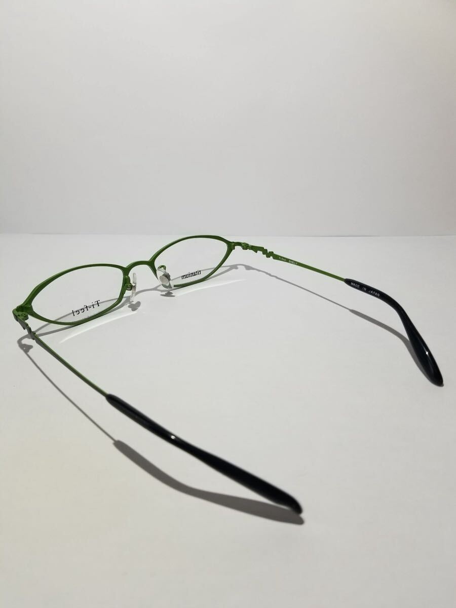 未使用 眼鏡 メガネフレーム Ti-feel SHELY C-3 軽量10g フルリム チタンフレーム 国産 日本製 MADE IN JAPAN 49口17-138 BC-1_画像5