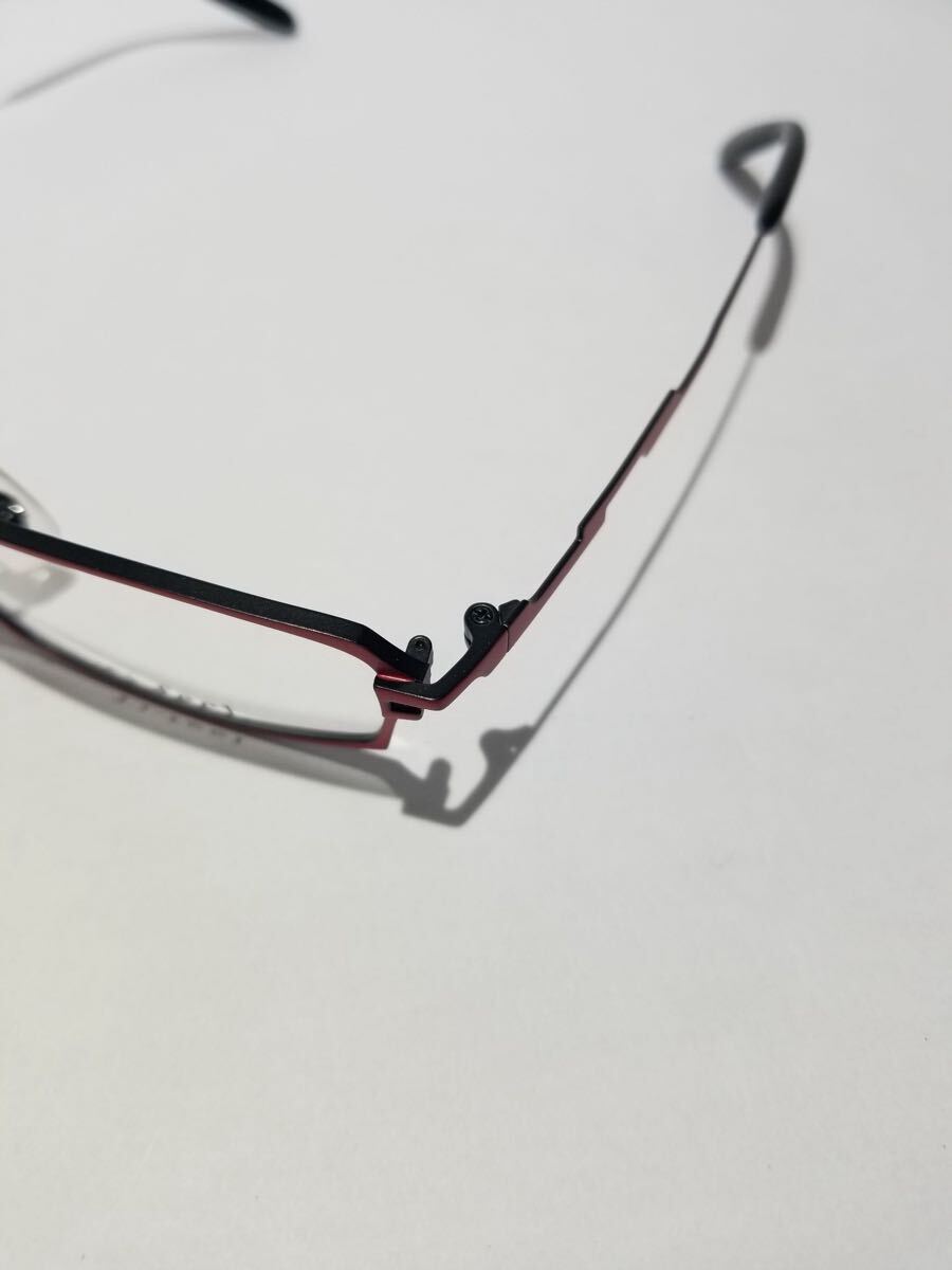 未使用 眼鏡 メガネフレーム Ti-feel RALF C-2 軽量12g フルリム チタンフレーム 国産 日本製 MADE IN JAPAN 51口16-140 AF-1_画像3