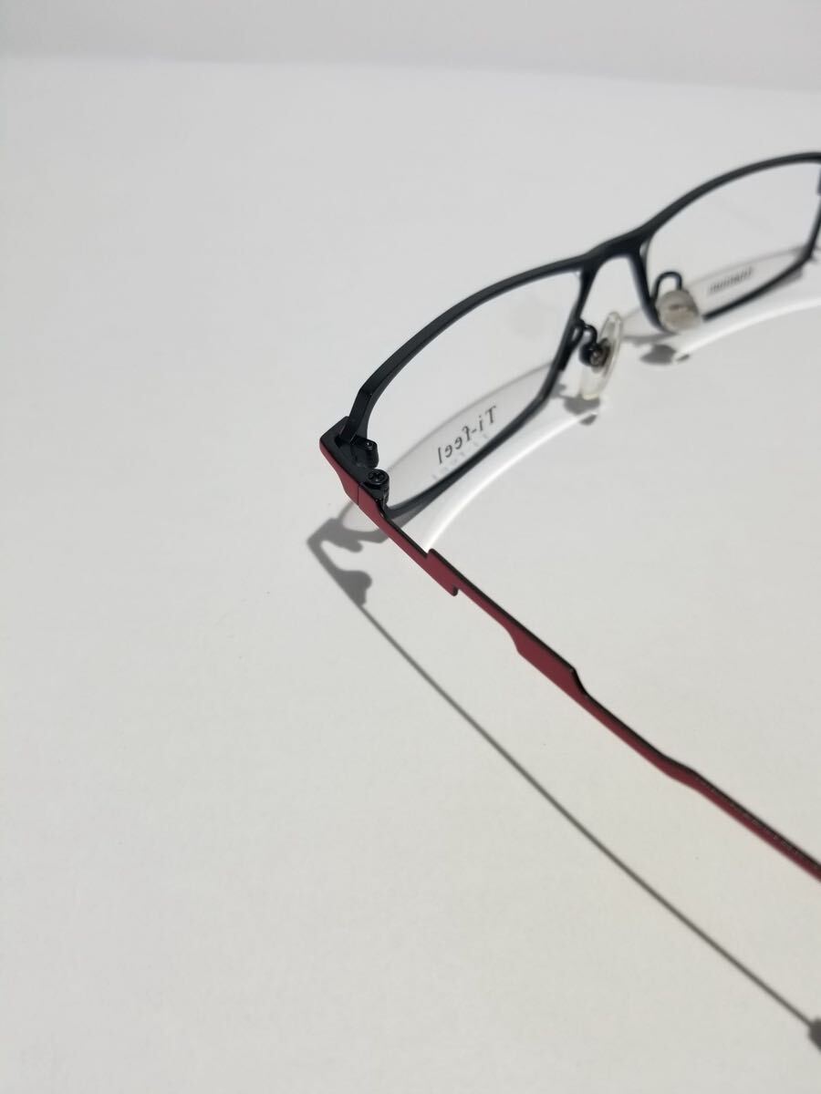 未使用 眼鏡 メガネフレーム Ti-feel RALF C-2 軽量12g フルリム チタンフレーム 国産 日本製 MADE IN JAPAN 51口16-140 AF-1_画像4