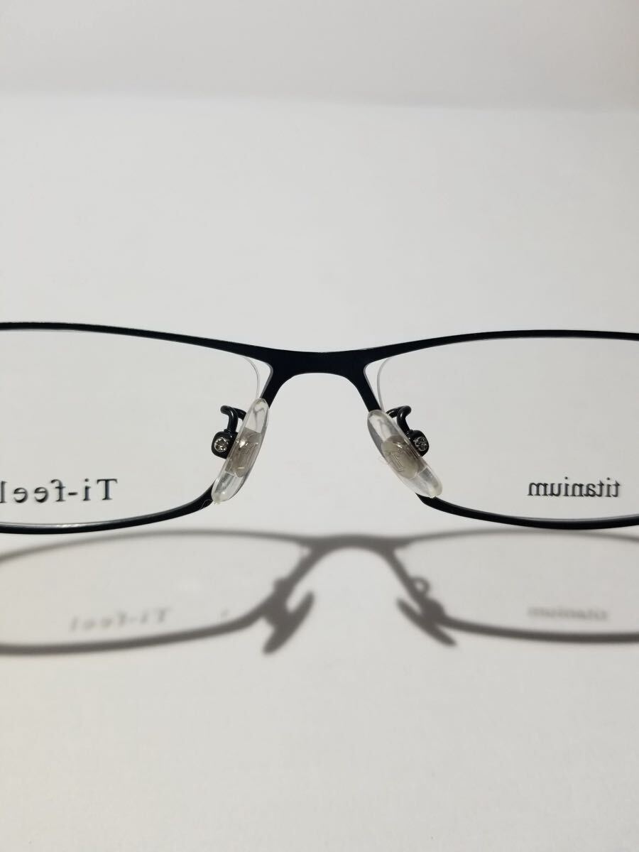未使用 眼鏡 メガネフレーム Ti-feel RALF C-2 軽量12g フルリム チタンフレーム 国産 日本製 MADE IN JAPAN 51口16-140 AF-1_画像6