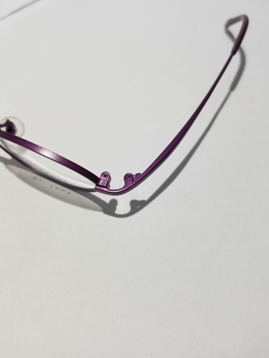 未使用 眼鏡 メガネフレーム Ti-feel CHAO 16 軽量10g フルリム チタンフレーム 国産 日本製 MADE IN JAPAN 41口23-140 AF-1_画像3