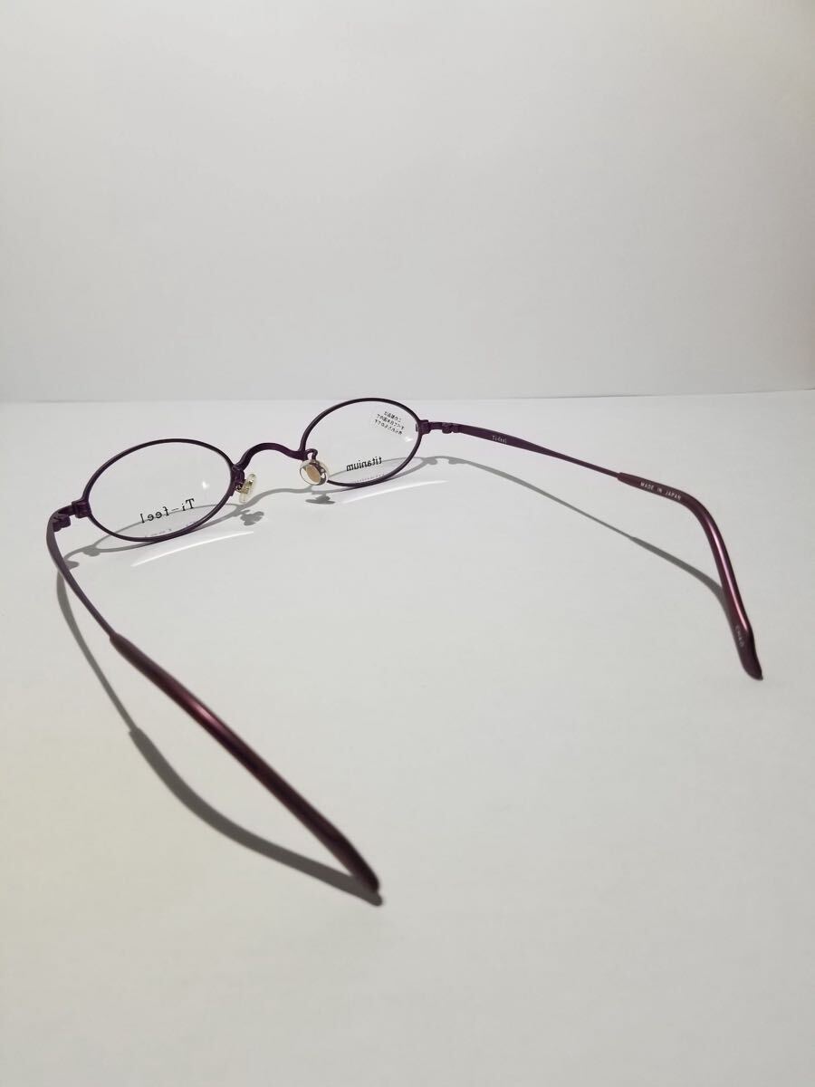 未使用 眼鏡 メガネフレーム Ti-feel CHAO 16 軽量10g フルリム チタンフレーム 国産 日本製 MADE IN JAPAN 41口23-140 AF-1_画像5
