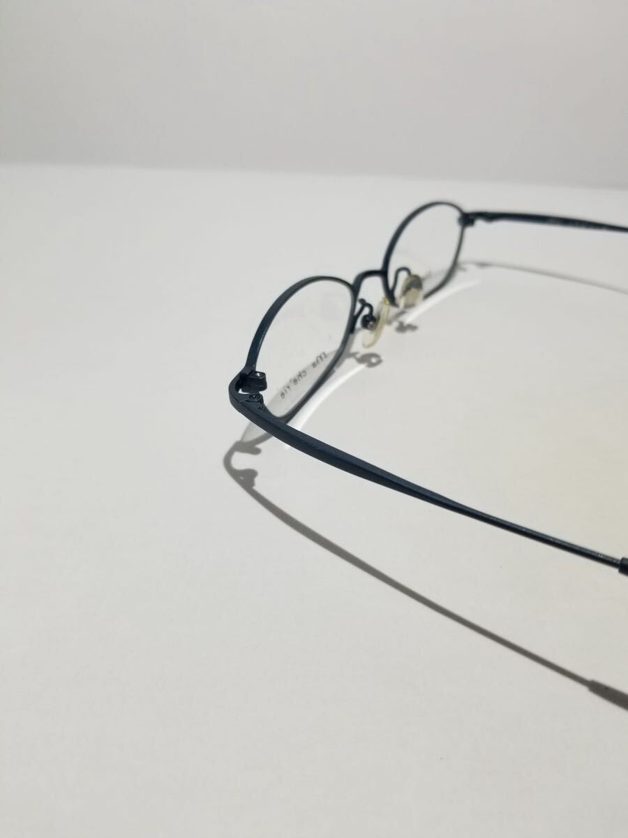 未使用 眼鏡 メガネフレーム Ma cherie TI-903 8 フルリム チタンフレーム 国産 日本製 MADE IN JAPAN 47口17-140 E-1_画像4