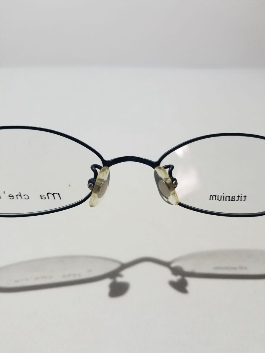 未使用 眼鏡 メガネフレーム Ma cherie TI-903 8 フルリム チタンフレーム 国産 日本製 MADE IN JAPAN 47口17-140 E-1_画像6