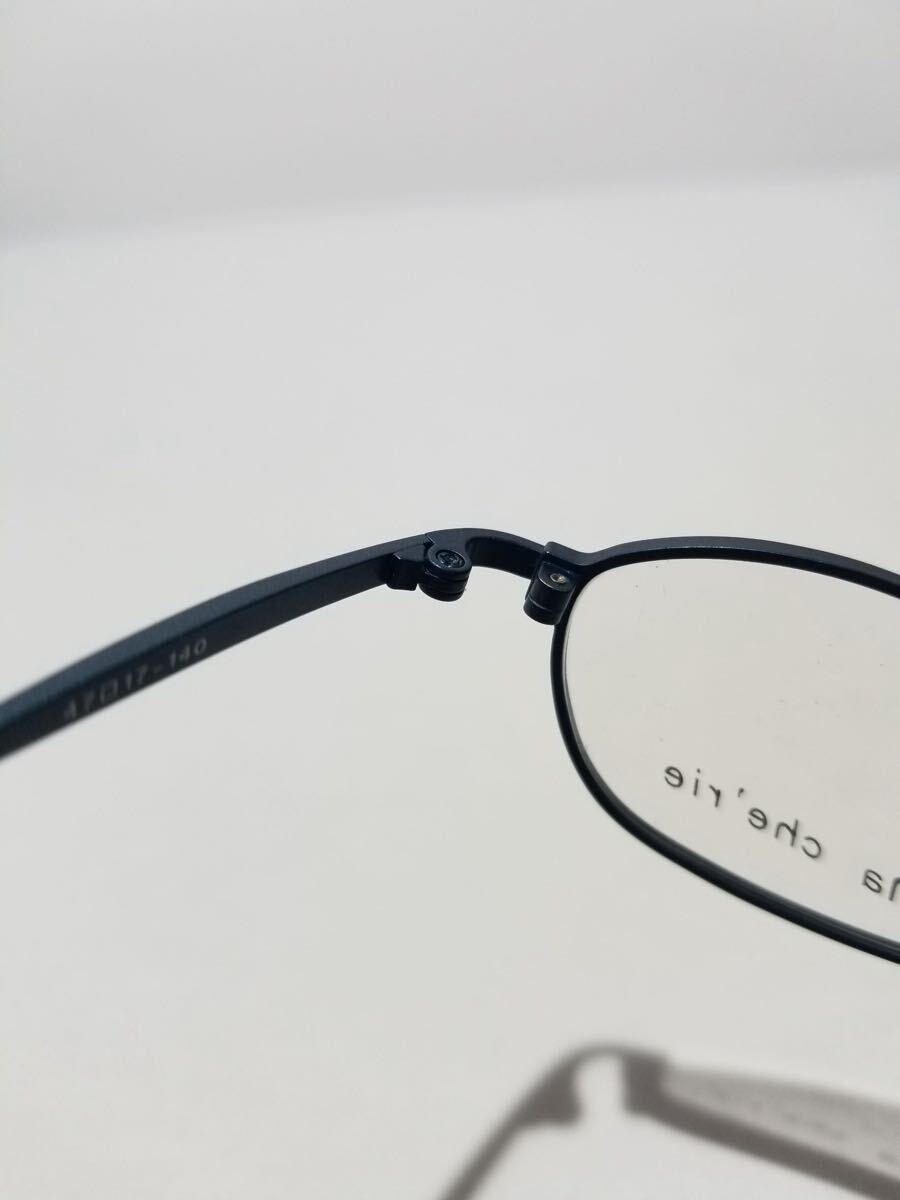 未使用 眼鏡 メガネフレーム Ma cherie TI-903 8 フルリム チタンフレーム 国産 日本製 MADE IN JAPAN 47口17-140 E-1_画像7