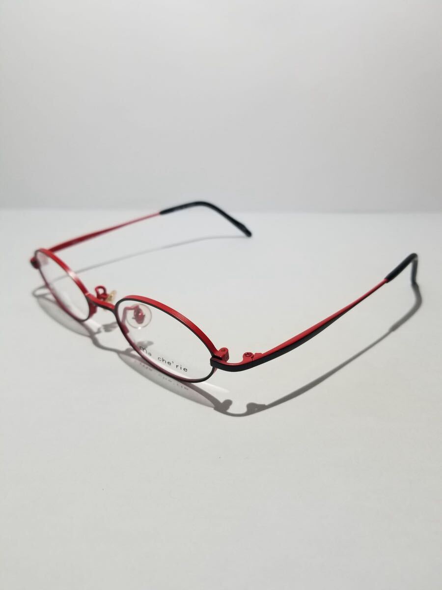 未使用 眼鏡 メガネフレーム Ma cherie TI-901 200/240 フルリム チタンフレーム 国産 日本製 MADE IN JAPAN 44口17-140 E-1_画像1