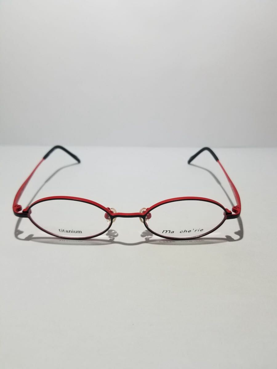未使用 眼鏡 メガネフレーム Ma cherie TI-901 200/240 フルリム チタンフレーム 国産 日本製 MADE IN JAPAN 44口17-140 E-1_画像2