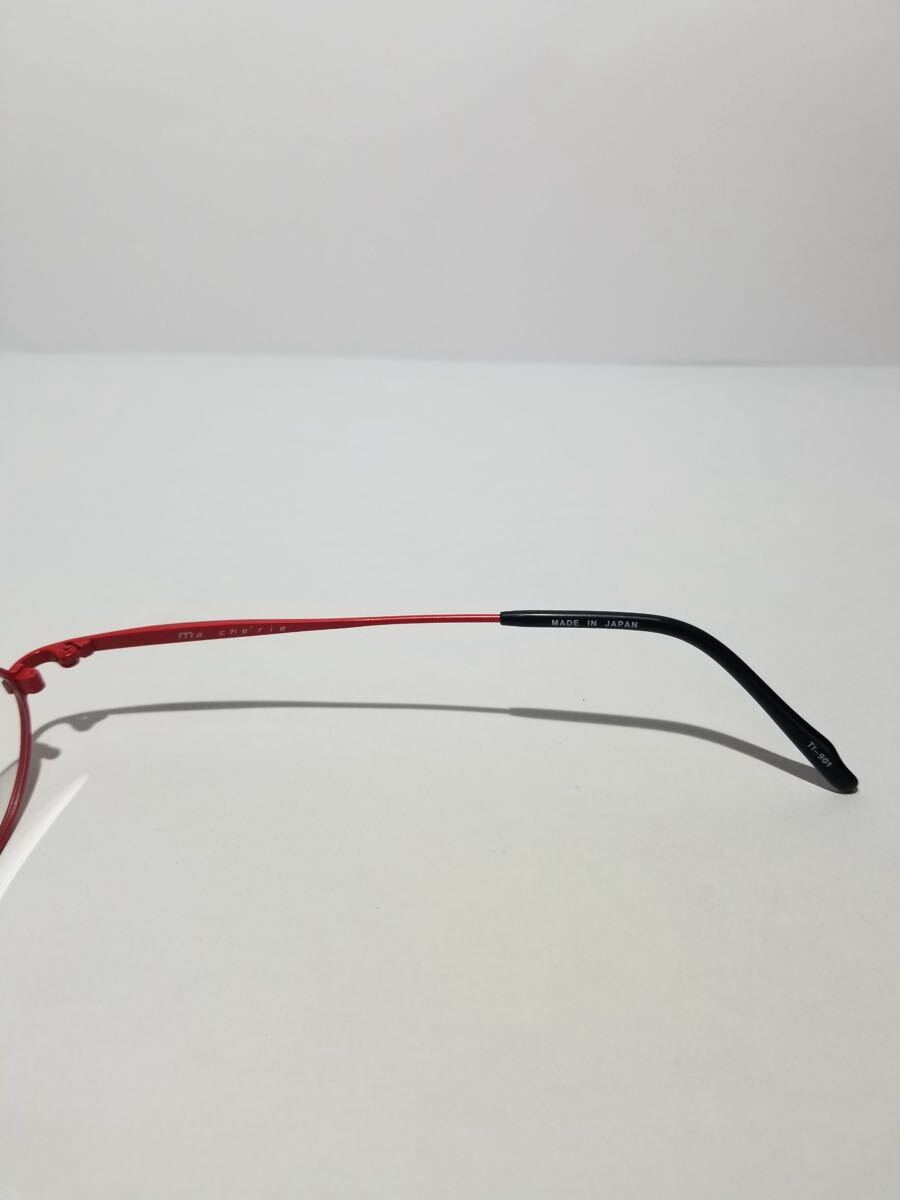 未使用 眼鏡 メガネフレーム Ma cherie TI-901 200/240 フルリム チタンフレーム 国産 日本製 MADE IN JAPAN 44口17-140 E-1_画像9