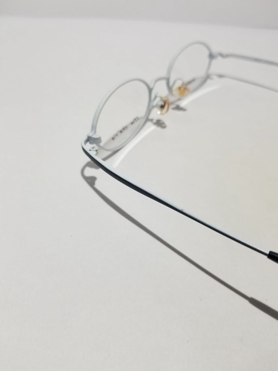 未使用 眼鏡 メガネフレーム Ma cherie TI-901 200/58 フルリム チタンフレーム 国産 日本製 MADE IN JAPAN 44口17-140 E-1_画像4