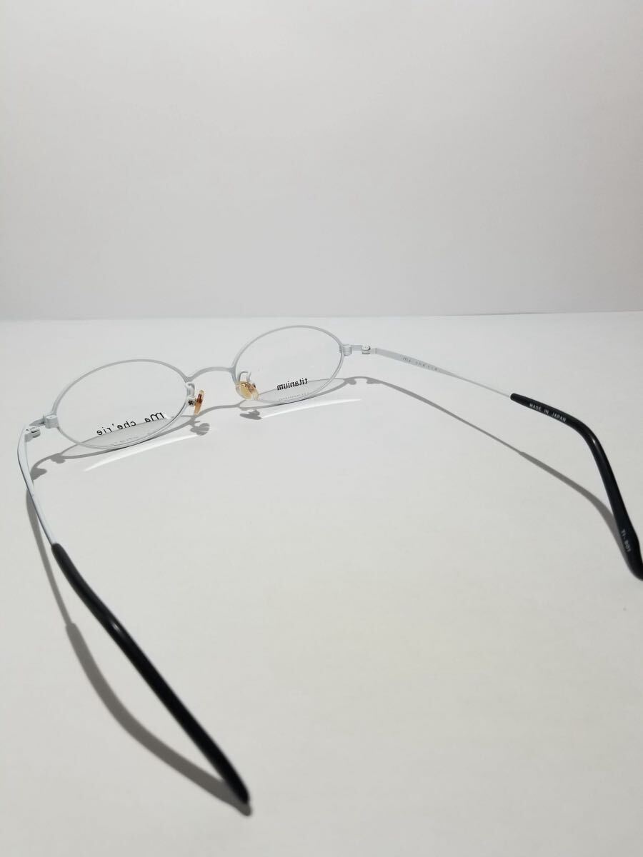 未使用 眼鏡 メガネフレーム Ma cherie TI-901 200/58 フルリム チタンフレーム 国産 日本製 MADE IN JAPAN 44口17-140 E-1_画像5