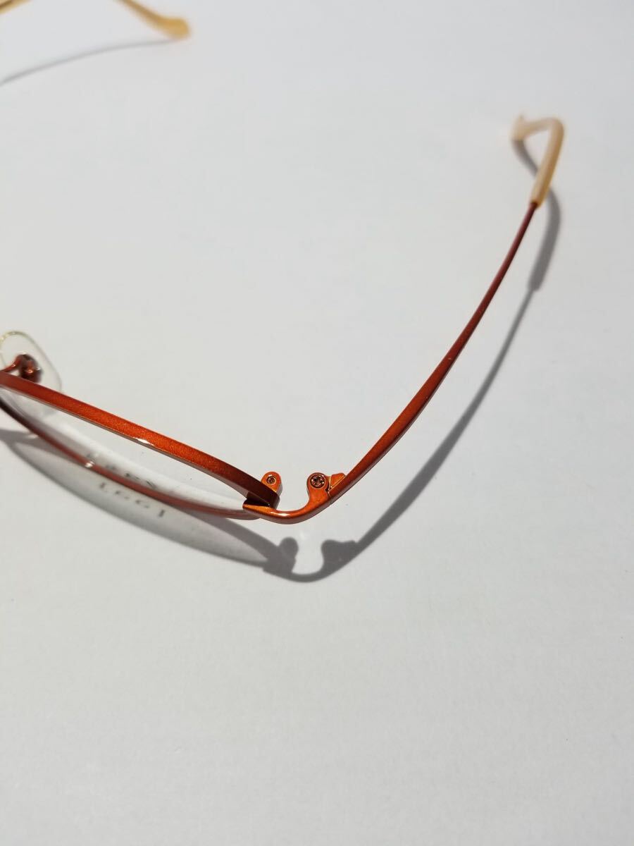 未使用 眼鏡 メガネフレーム Ti-feel 3031 5 軽量11g フルリム チタンフレーム 国産 日本製 MADE IN JAPAN 48口19-140 EG-1_画像3