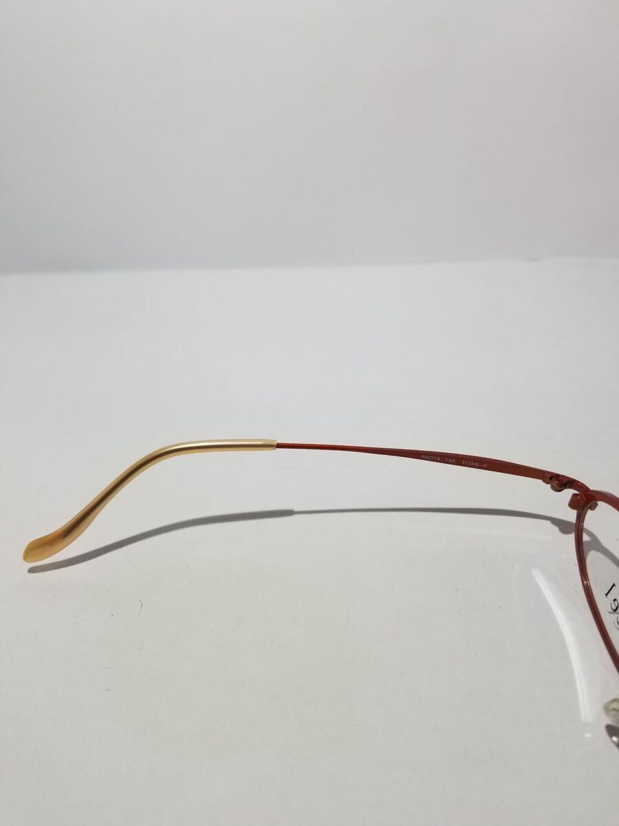 未使用 眼鏡 メガネフレーム Ti-feel 3031 5 軽量11g フルリム チタンフレーム 国産 日本製 MADE IN JAPAN 48口19-140 EG-1_画像8