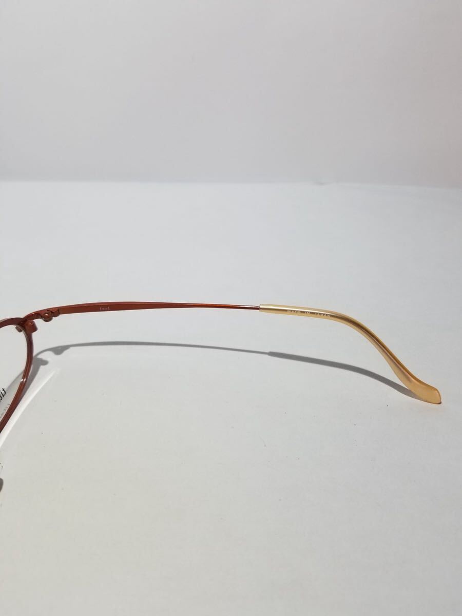 未使用 眼鏡 メガネフレーム Ti-feel 3031 5 軽量11g フルリム チタンフレーム 国産 日本製 MADE IN JAPAN 48口19-140 EG-1_画像9